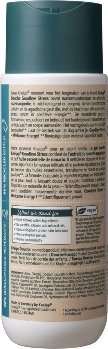 Kneipp Douche Goodbye Stress - 6x200ml