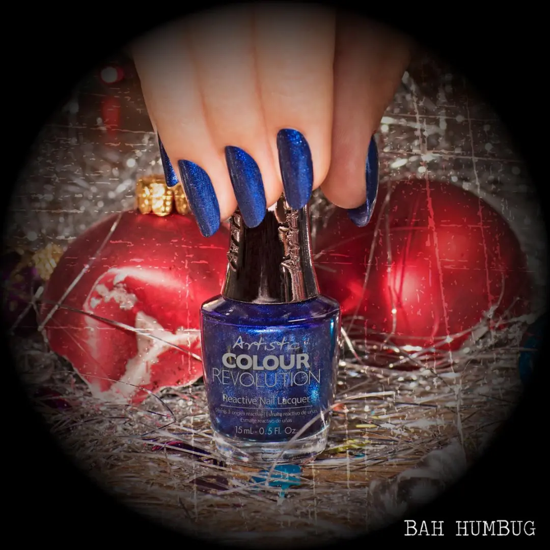 Artistic Nail Design Colour Revolution 'Bah Humbug' Nagellak 15ml - Blauw
