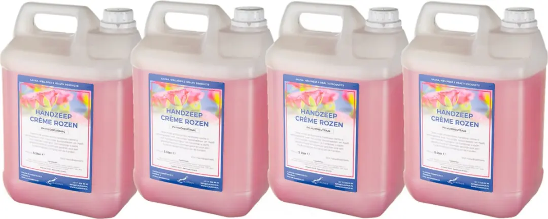 Splashbox Cosmetics Handzeep Crème Rozen 5L