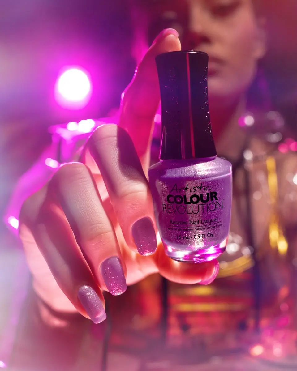 Artistic Nail Design Colour Revolution Trance the Night Away Nagellak 15ml - Paars Shimmer