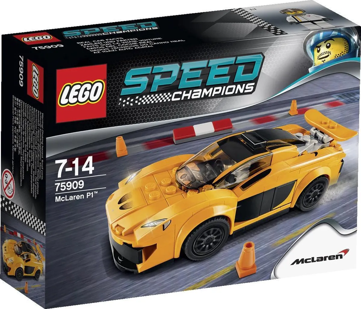LEGO Speed Champions McLaren P1 75909 - 168 Stukken
