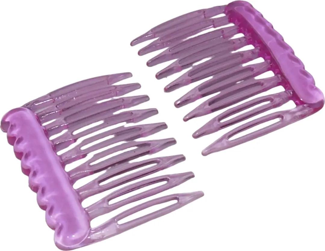 Hairmode Haarkam-Zijkam Transparant Roze