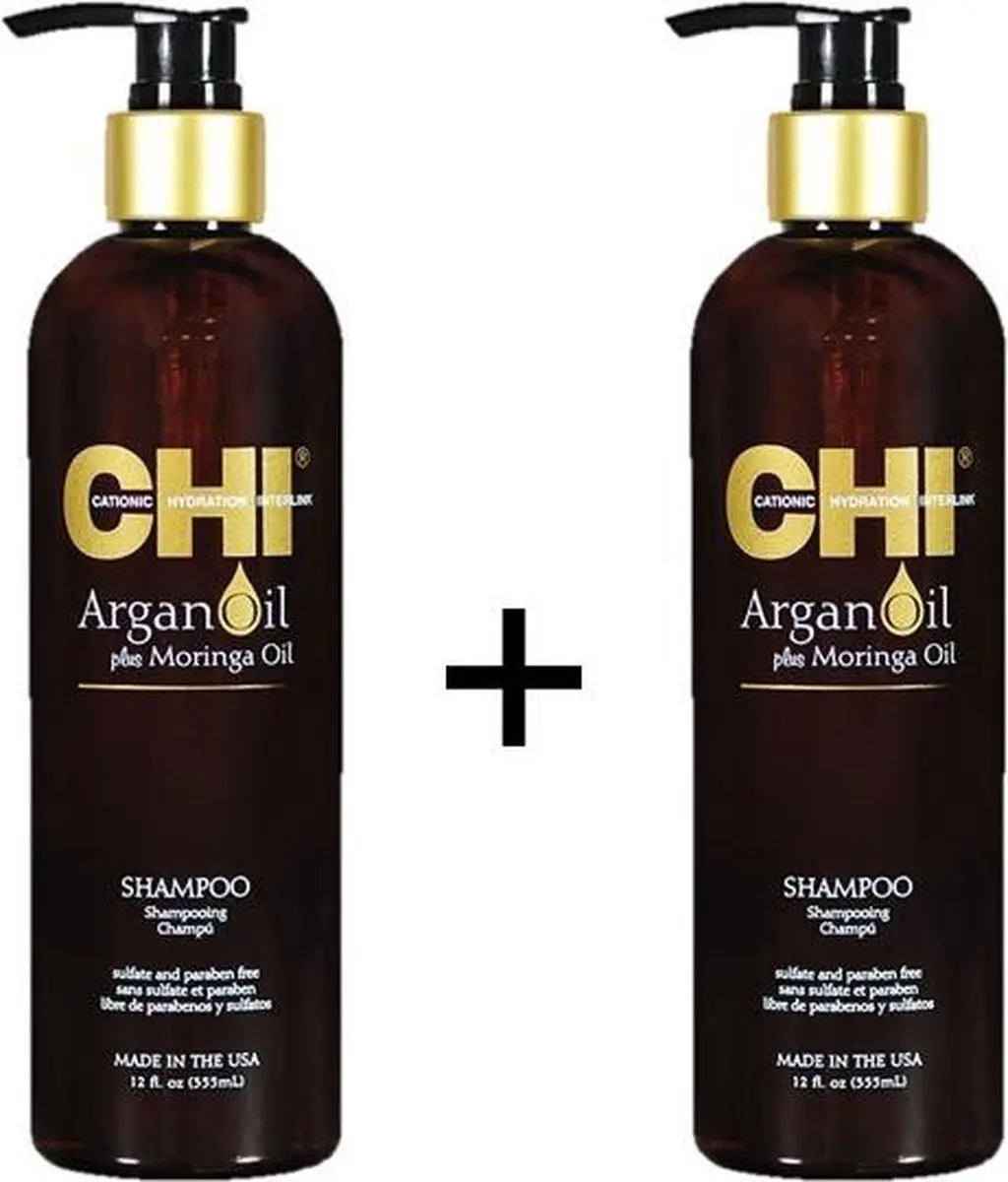 Chi Natural Life Argan Oil Shampoo Duopack