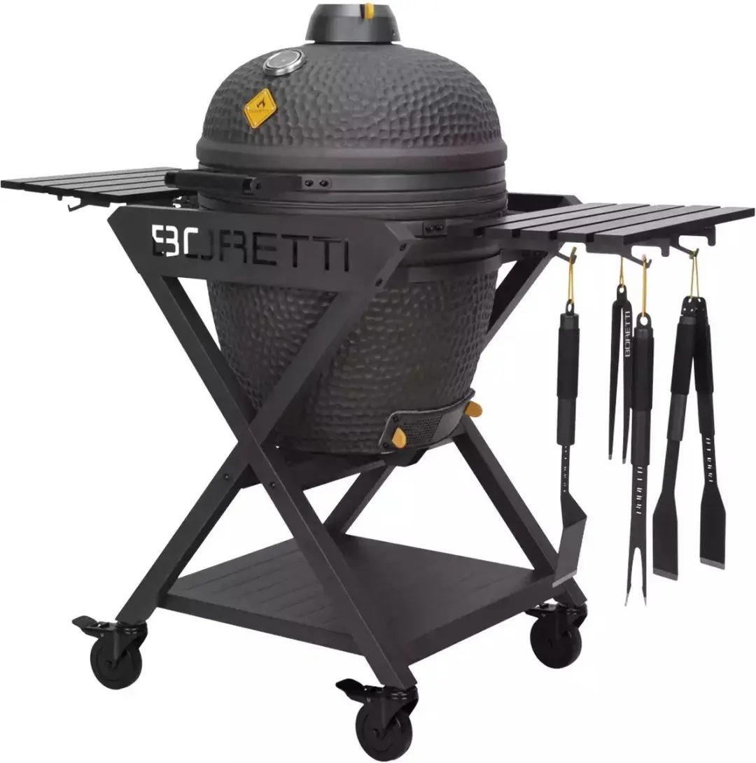 Boretti Ceramica BBQ Large Kamado 45cm - Antraciet