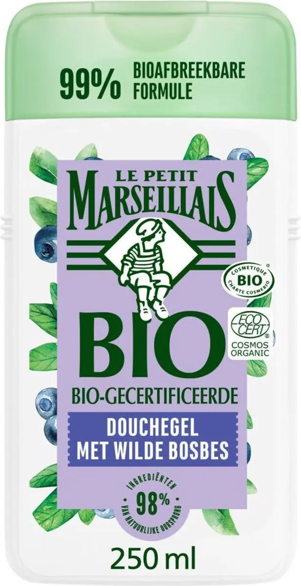 Le Petit Marseillais Wild BIO Douchegel Bosbes 250ml