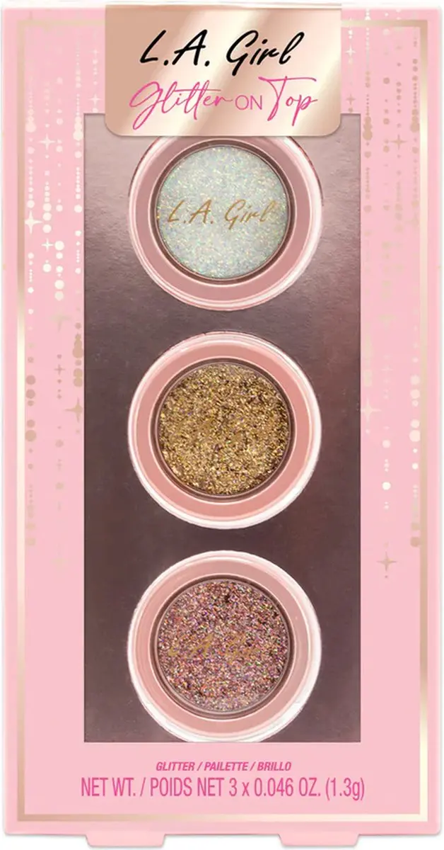 L.A. Girl Glitter on Top Topper Set