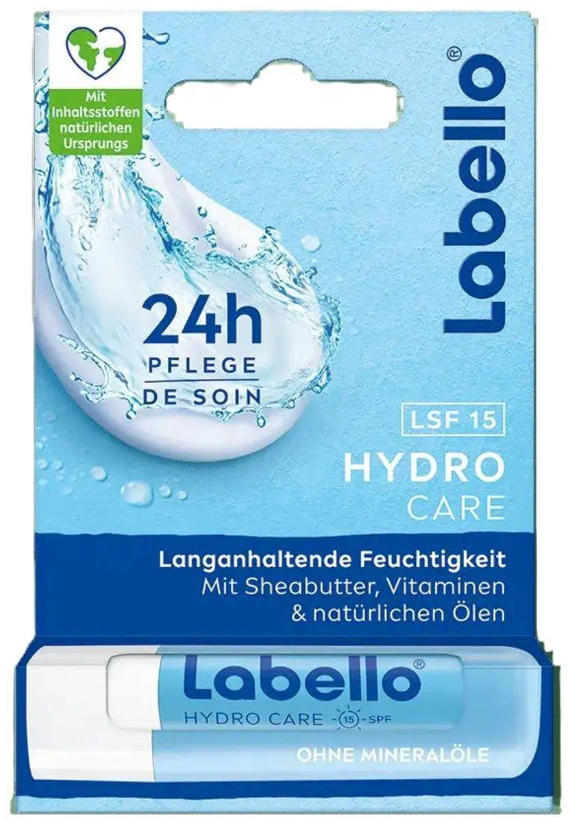 Labello Hydro Care Lippenbalsem SPF 15 - 3 Stuks