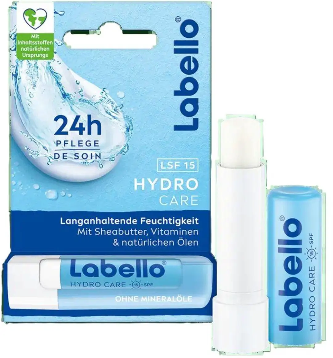 Labello Hydro Care Lippenbalsem SPF 15 - 3 Stuks
