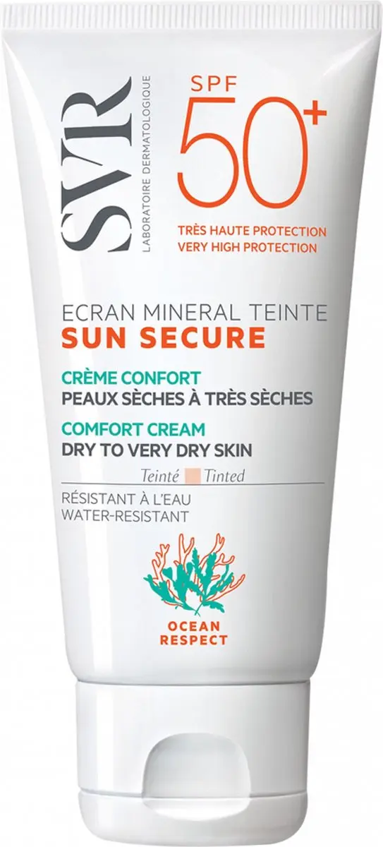 SVR Sun Secure Ecran Mineral SPF 50+ Zonnebrandcrème 60g
