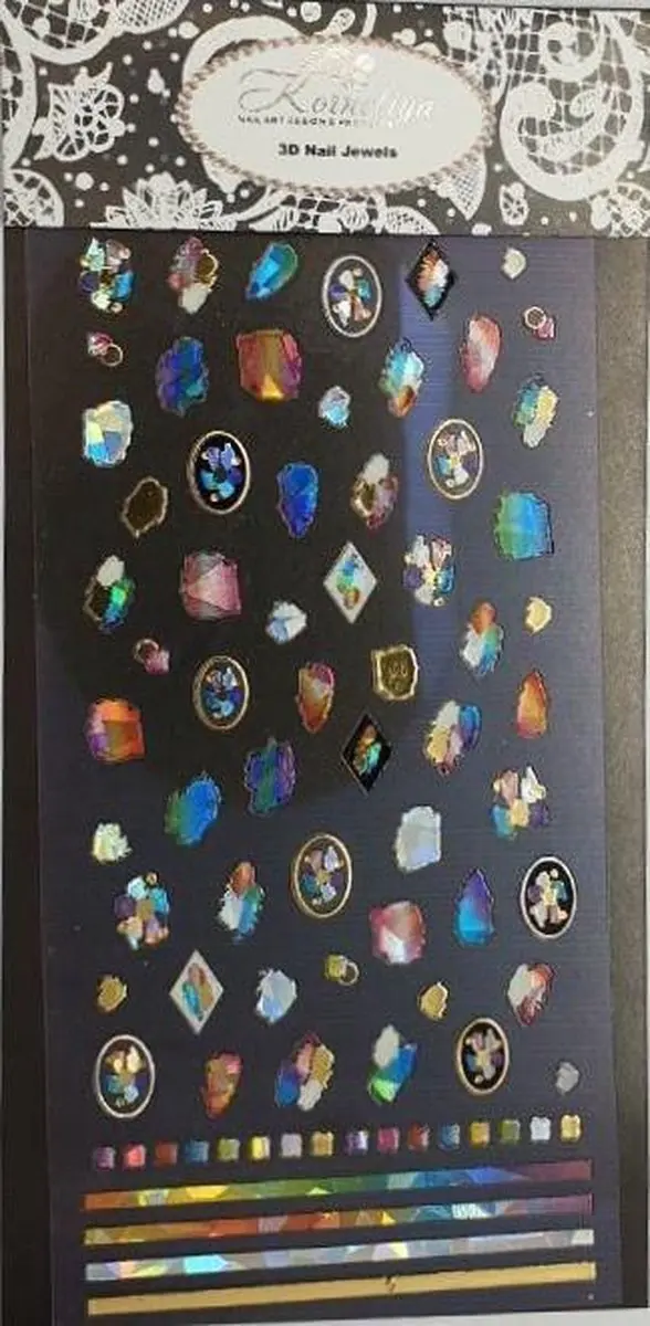 Korneliya 3D Nail Jewels XL03 Nagelstickers
