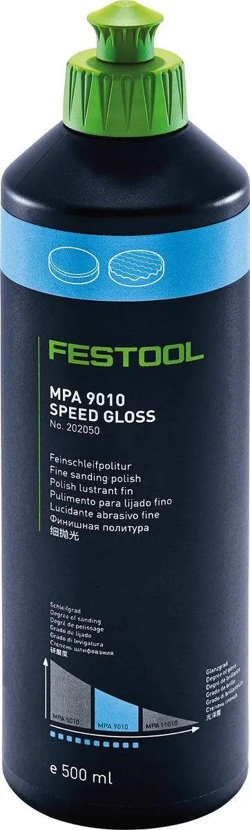 Festool MPA 9010 Poetsmateriaal 500ml - Groen/Zwart