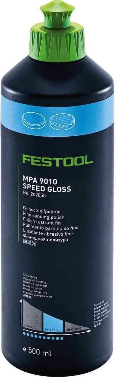 Festool MPA 9010 Poetsmateriaal 500ml - Groen/Zwart