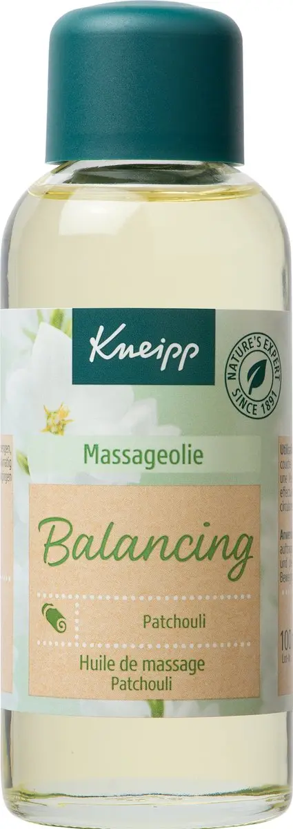 Kneipp Balancing Massageolie 100ml - Patchouli