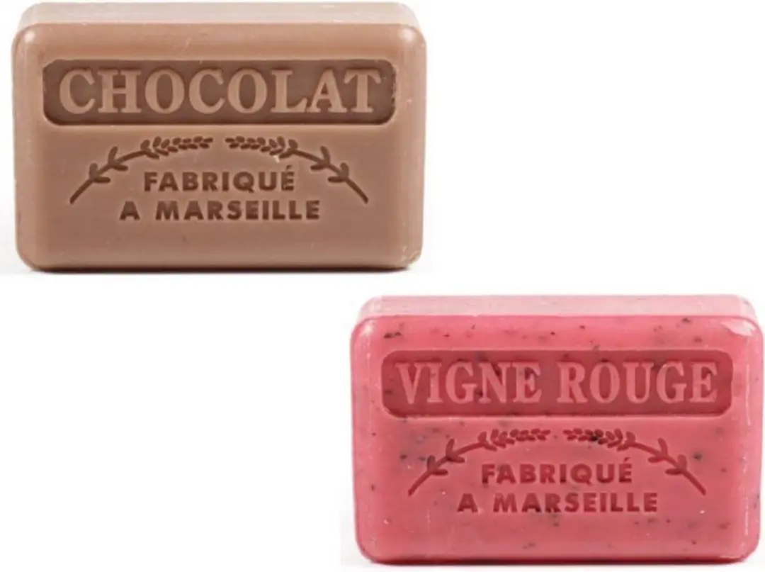 Savon de Marseille Zeep Vigne Rouge & Chocolade 2x125g