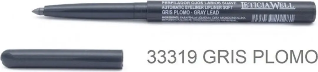 LETICIA WELL Loodgrijs Lippotlood & Oogpotlood 33319