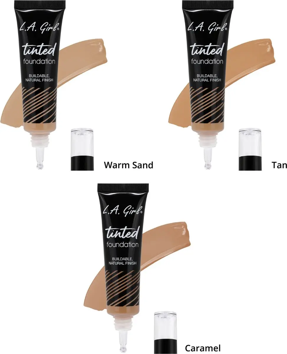 L.A. Girl Tinted Foundation Ebony 48g