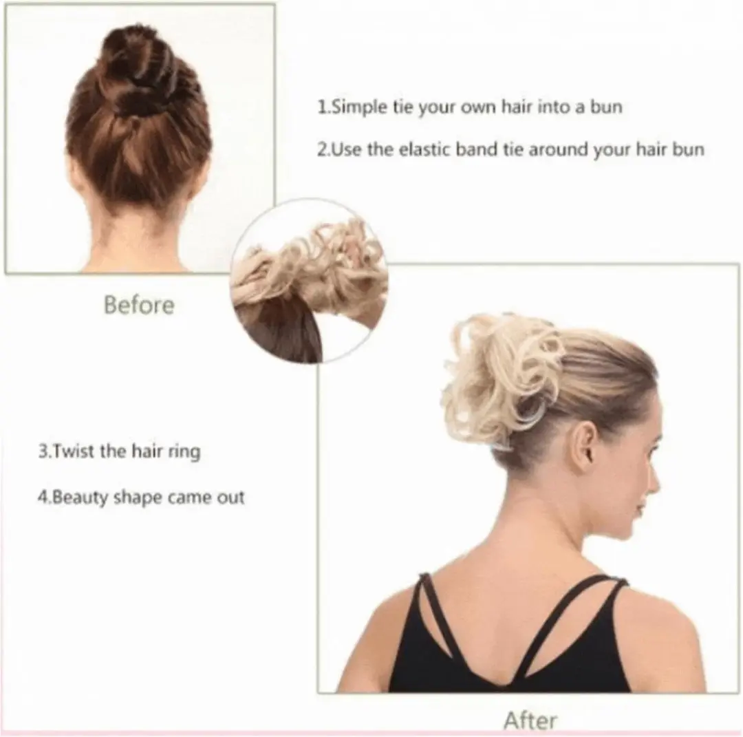 Guardian Beauty Messy Bun Haarwrap Extensie #18/22 - Blond