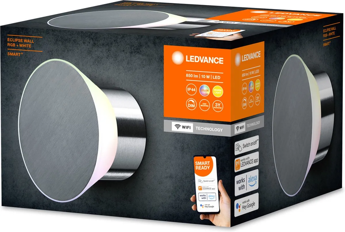 LEDVANCE SMART+ Outdoor Wandlamp 10W - 850lm - Wit