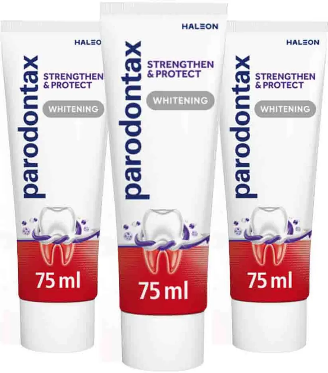 Parodontax Tandpasta Strengthen & Protect Whitening 225ml