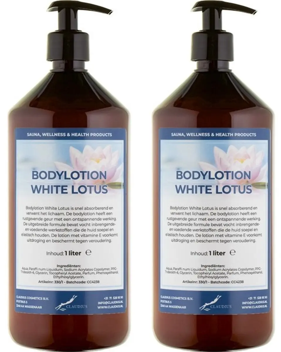 Splashbox Cosmetics Bodylotion White Lotus 2 Liter