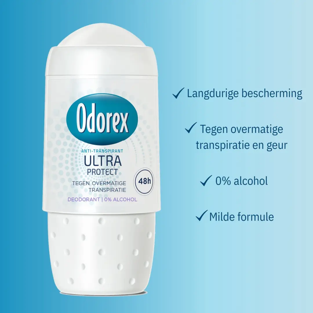 Odorex Ultra Protect Anti-Transpirant Roller - 6x50ml