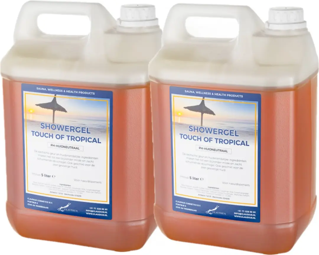 Splashbox Cosmetics Douchegel Touch of Tropical 5L
