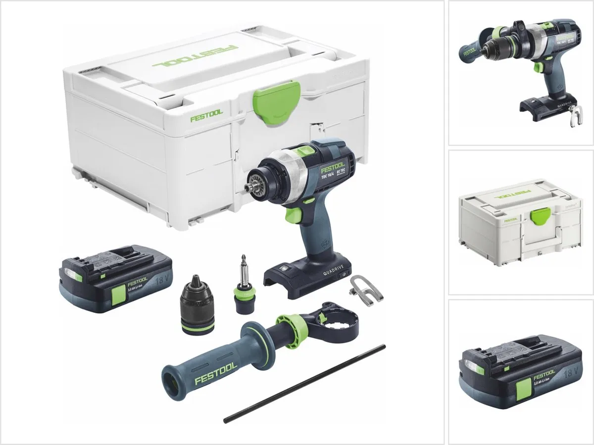 Festool TDC 18/4 I-Basic Accuboormachine 75Nm