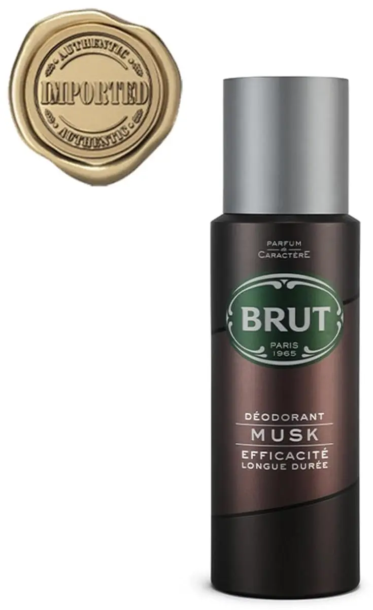 Brut Musk Deo Spray 200ml - 2 Stuks