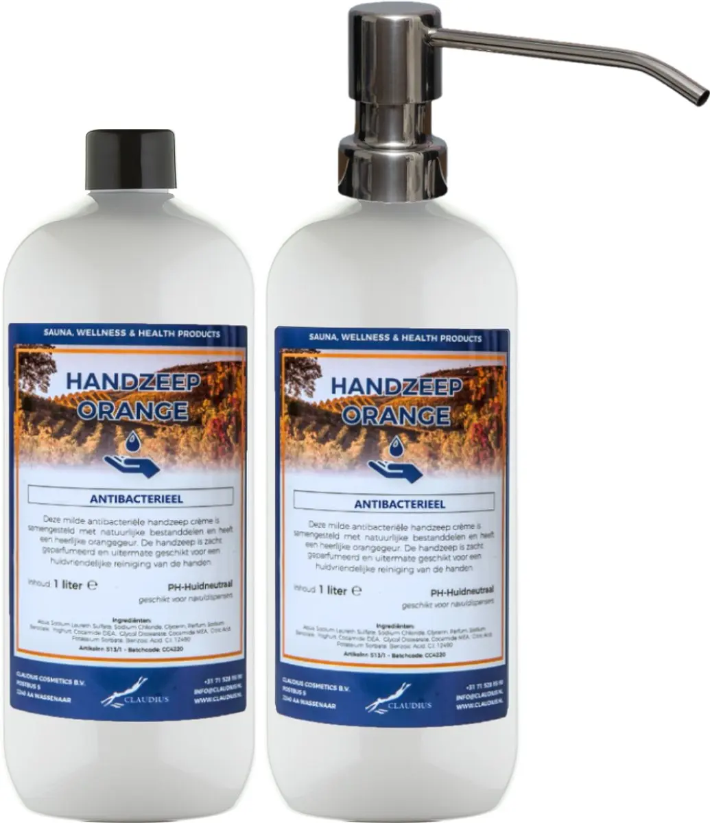 Splashbox Cosmetics Handzeep Orange 1L