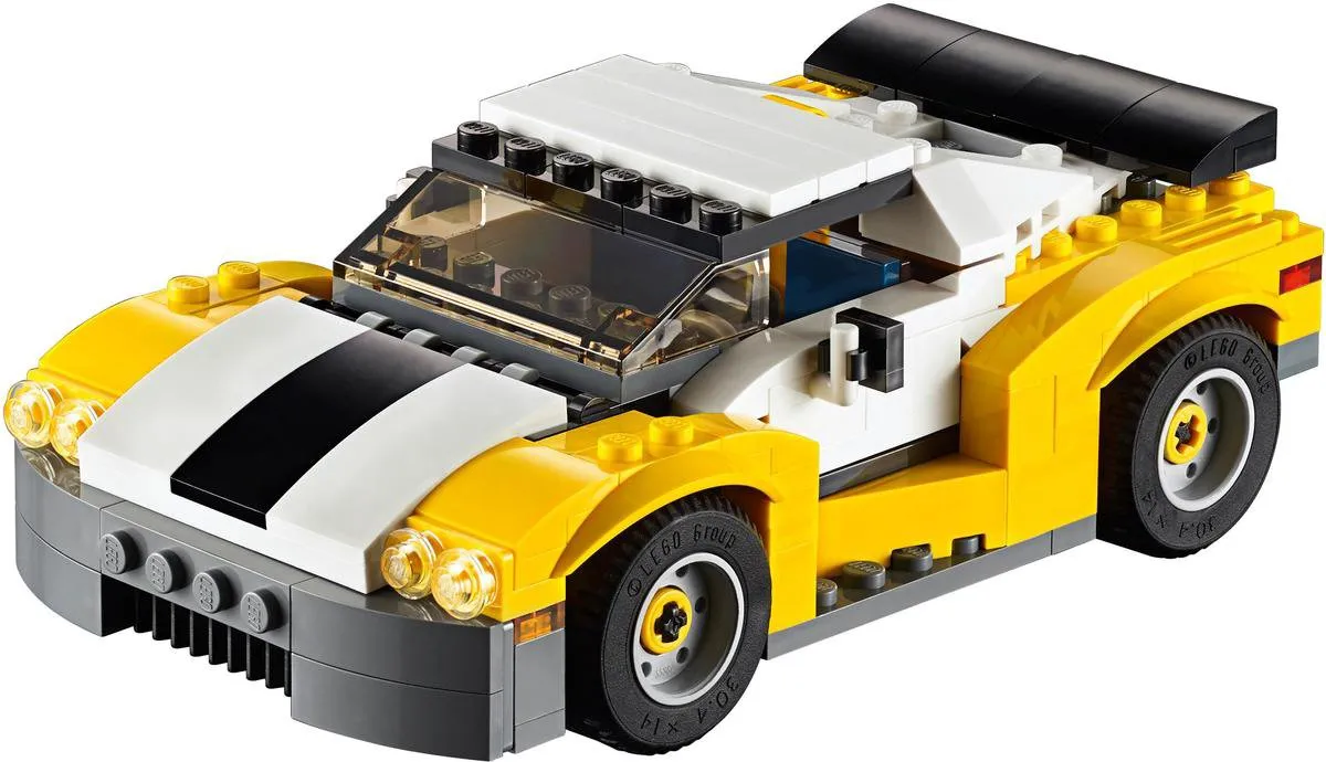 LEGO Creator Snelle Wagen 31046 - 222 Stukken - Geel
