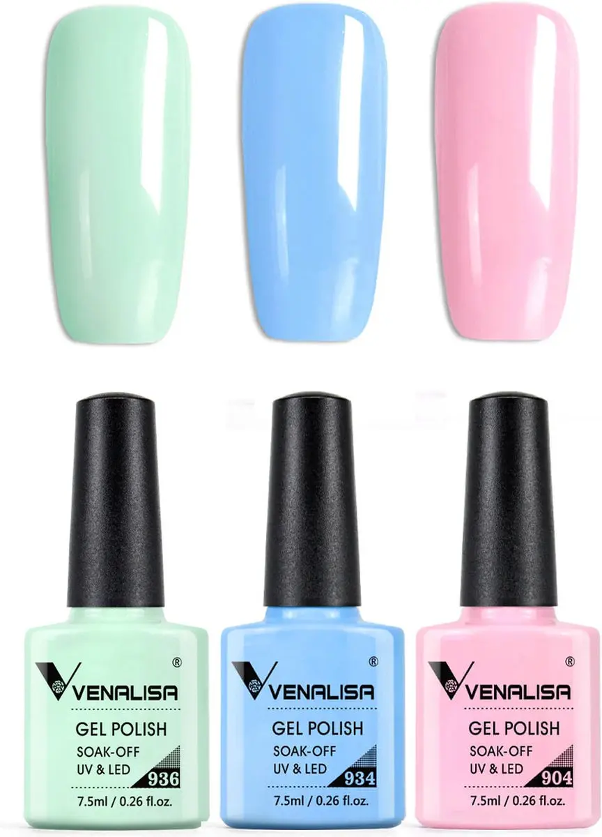 Venalisa Pastel UV Gellak Set 22.5ml