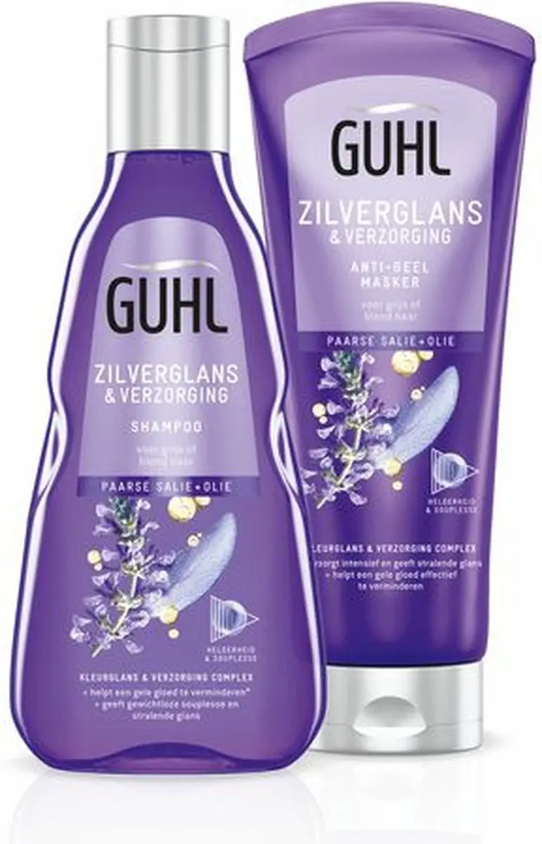 Guhl Zilverglans & Verzorging Shampoo - 4x250ml