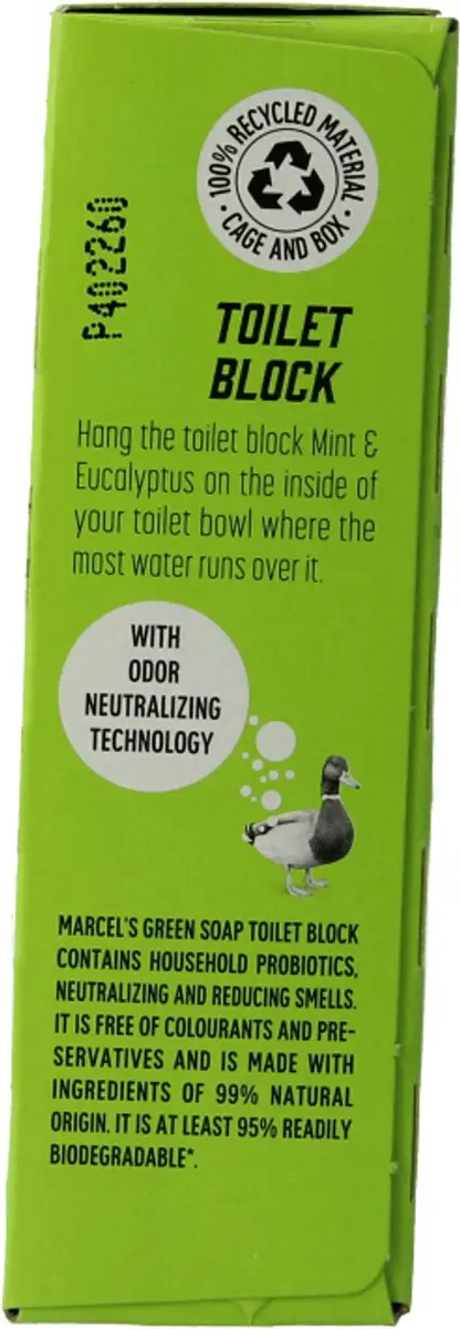 Marcel's Green Soap Toiletblok Citroen & Gember 35g