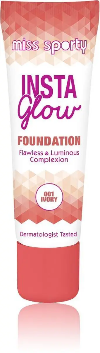 Miss Sporty Instaglow Foundation 001 Ivory