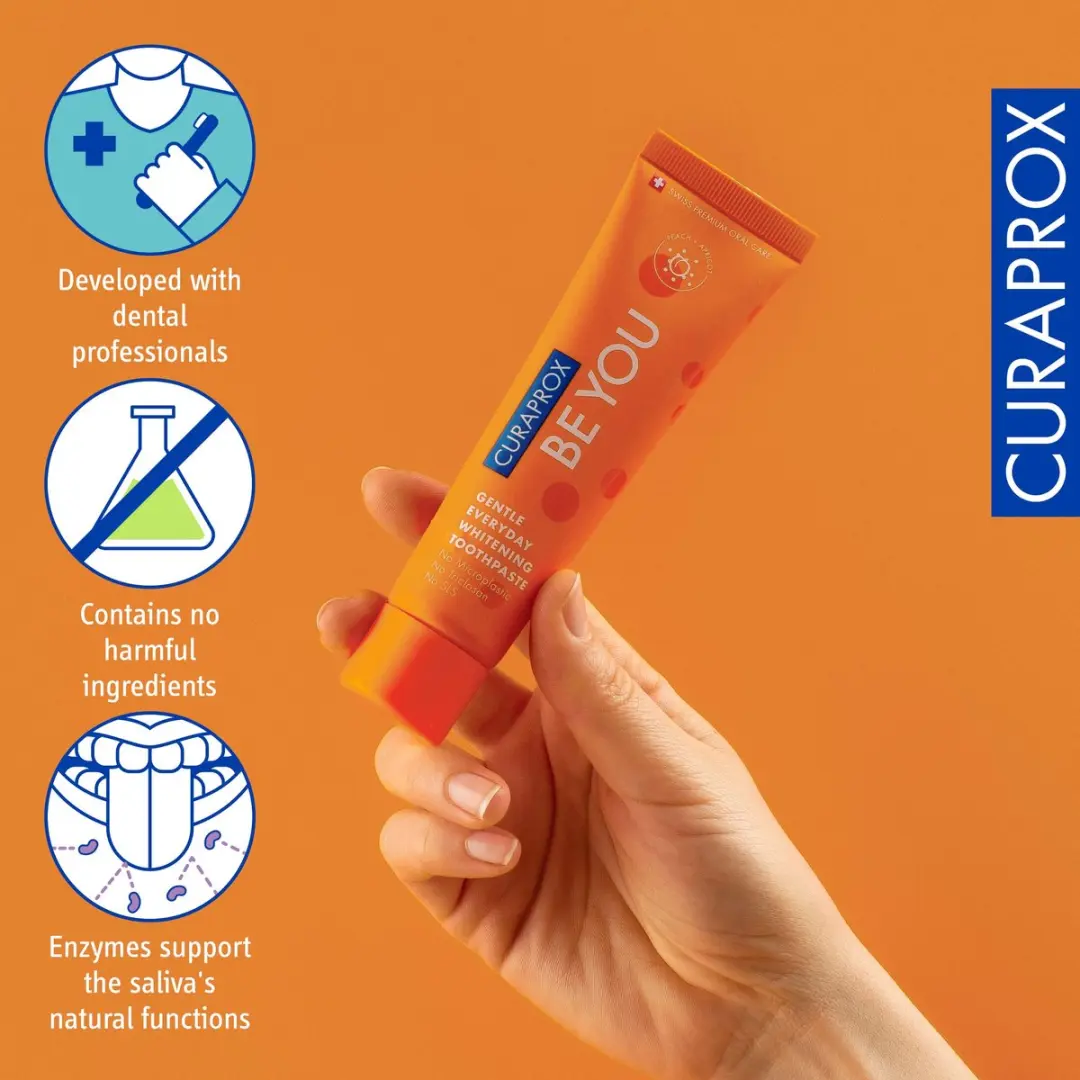 Curaprox Be You Tandpasta Perzik & Abrikoos 60ml