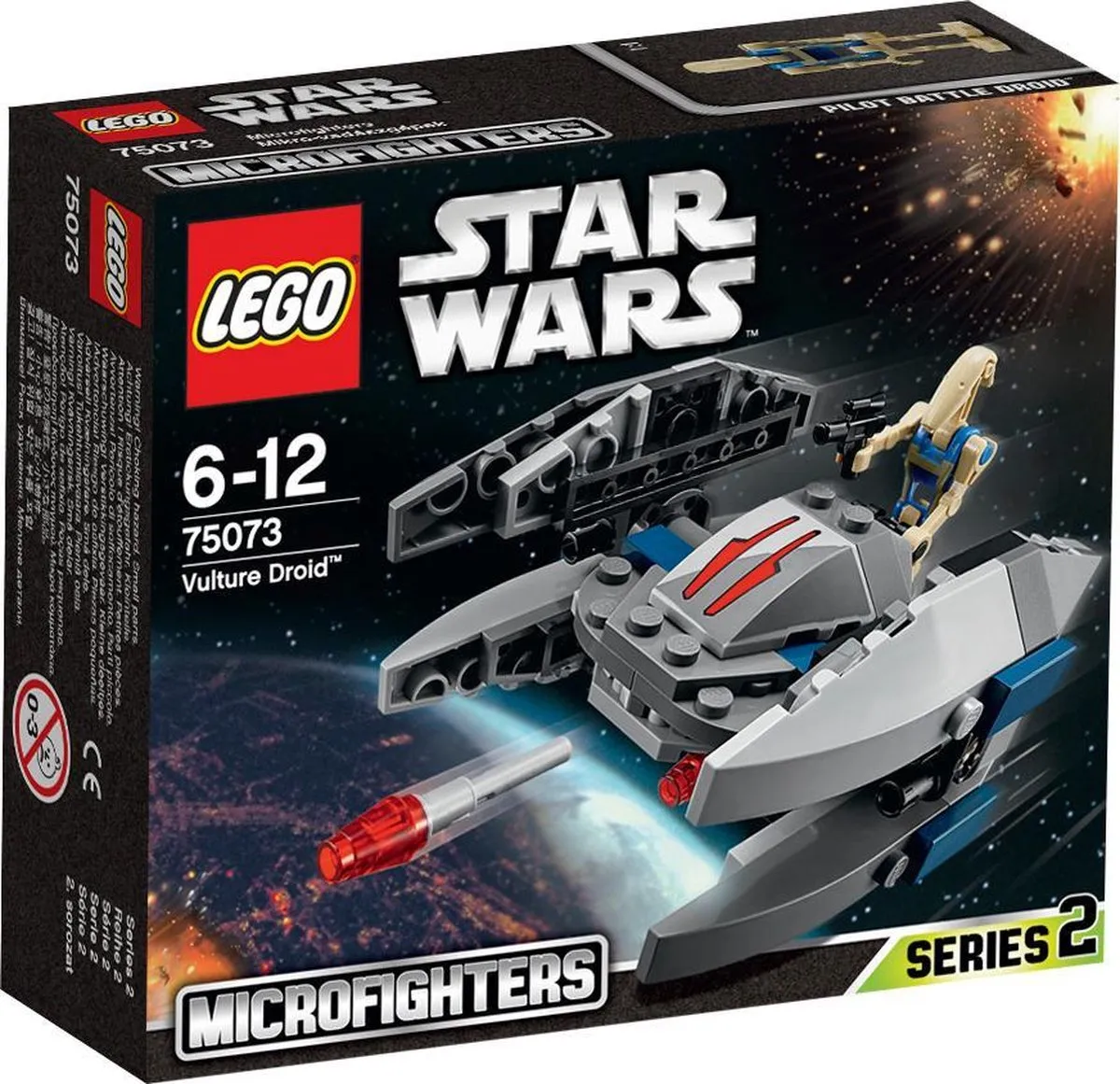 LEGO Star Wars Vulture Droid Microfighter 75073