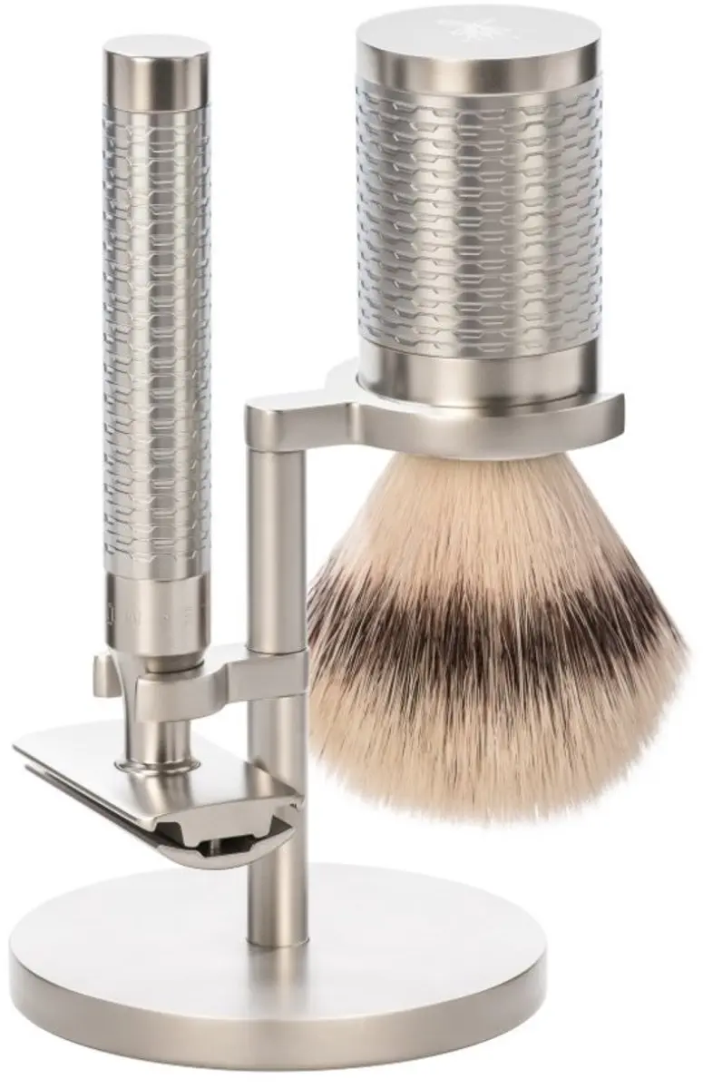 Mühle Rocca Scheerset - Silvertip Fibre - 3 Stuks