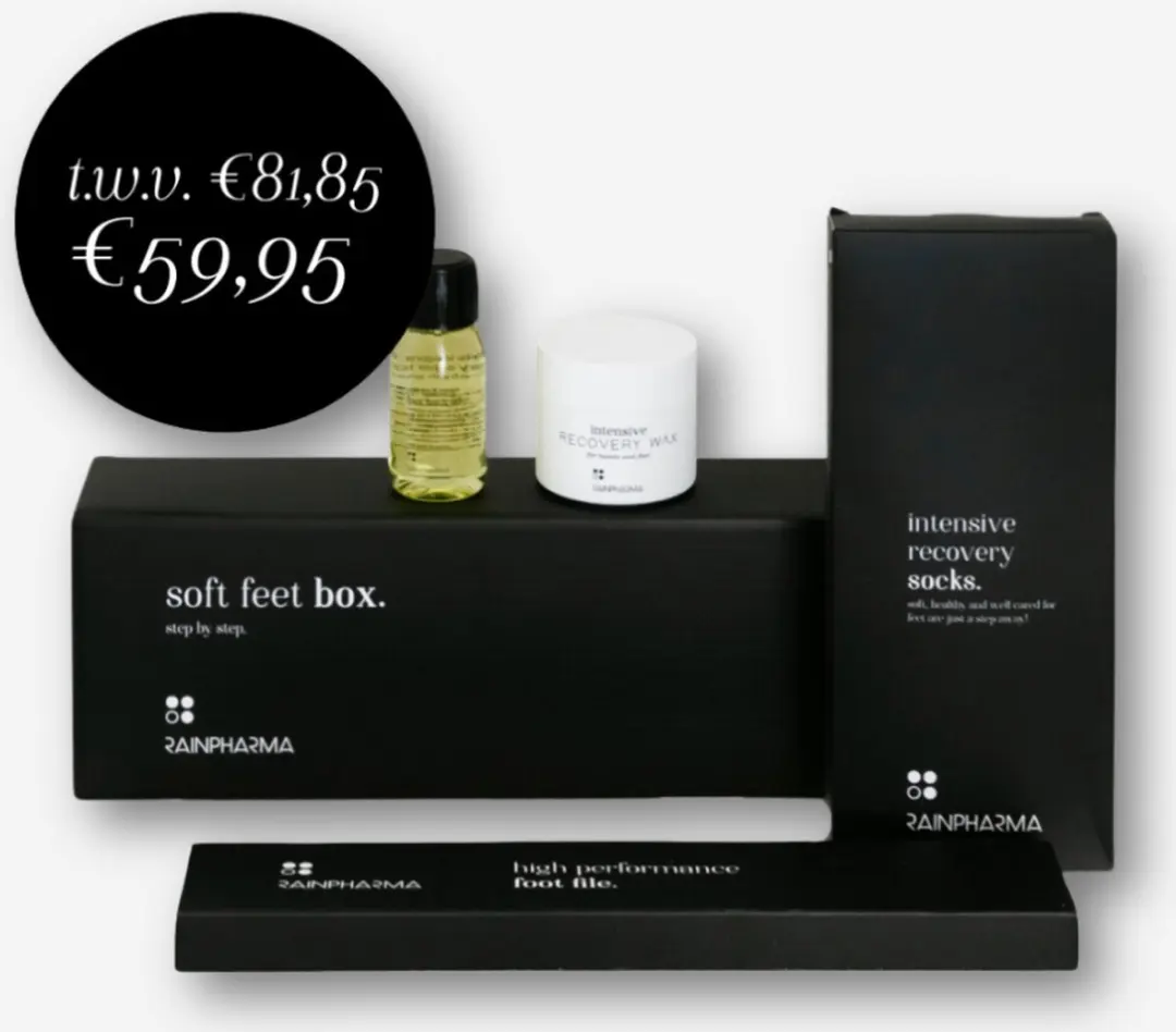 RainPharma Soft Feet Box - 4-delige Voetverzorging Set 1ml