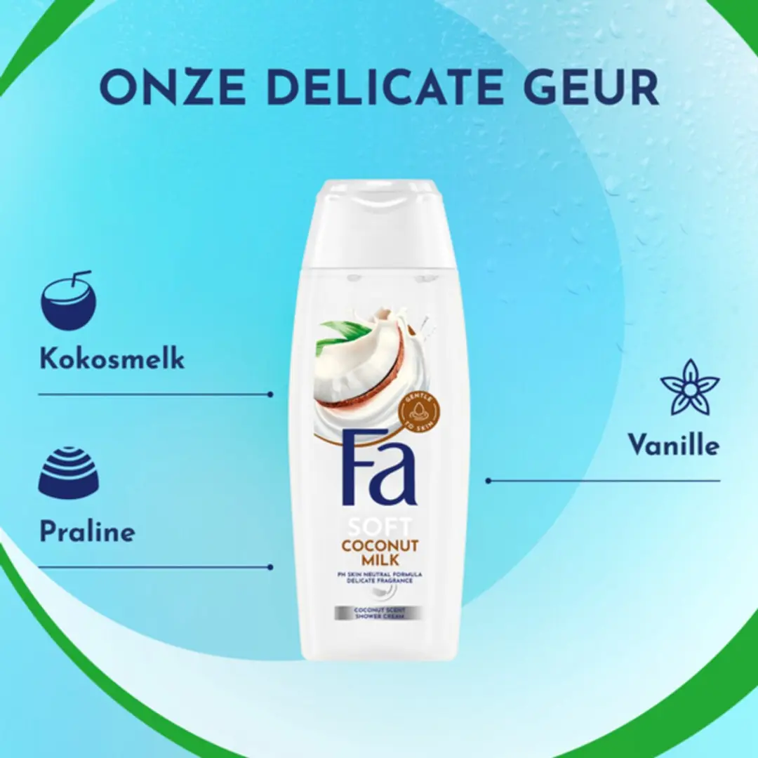 Fa Douchegel Coconut Milk 6x250ml