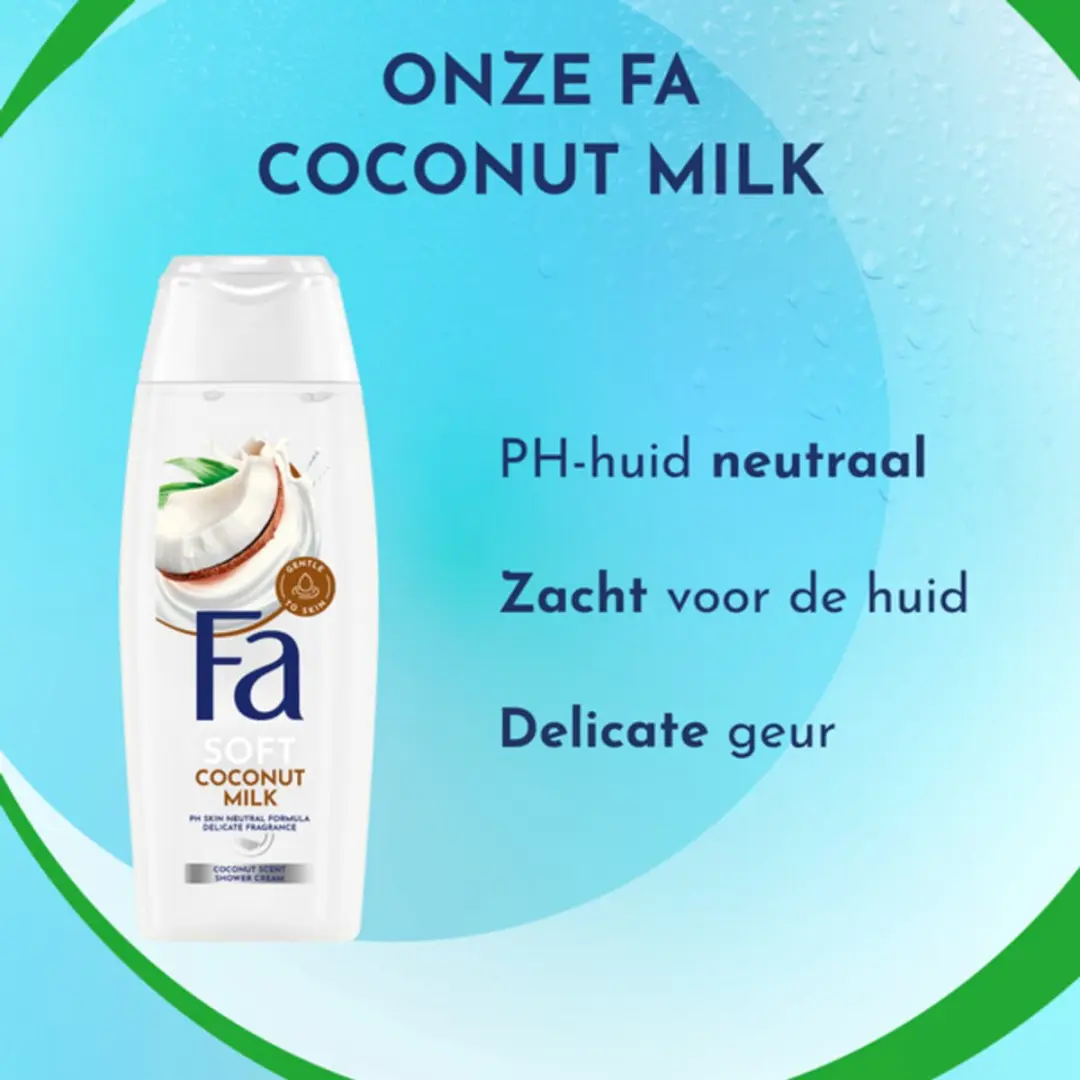 Fa Douchegel Coconut Milk 6x250ml
