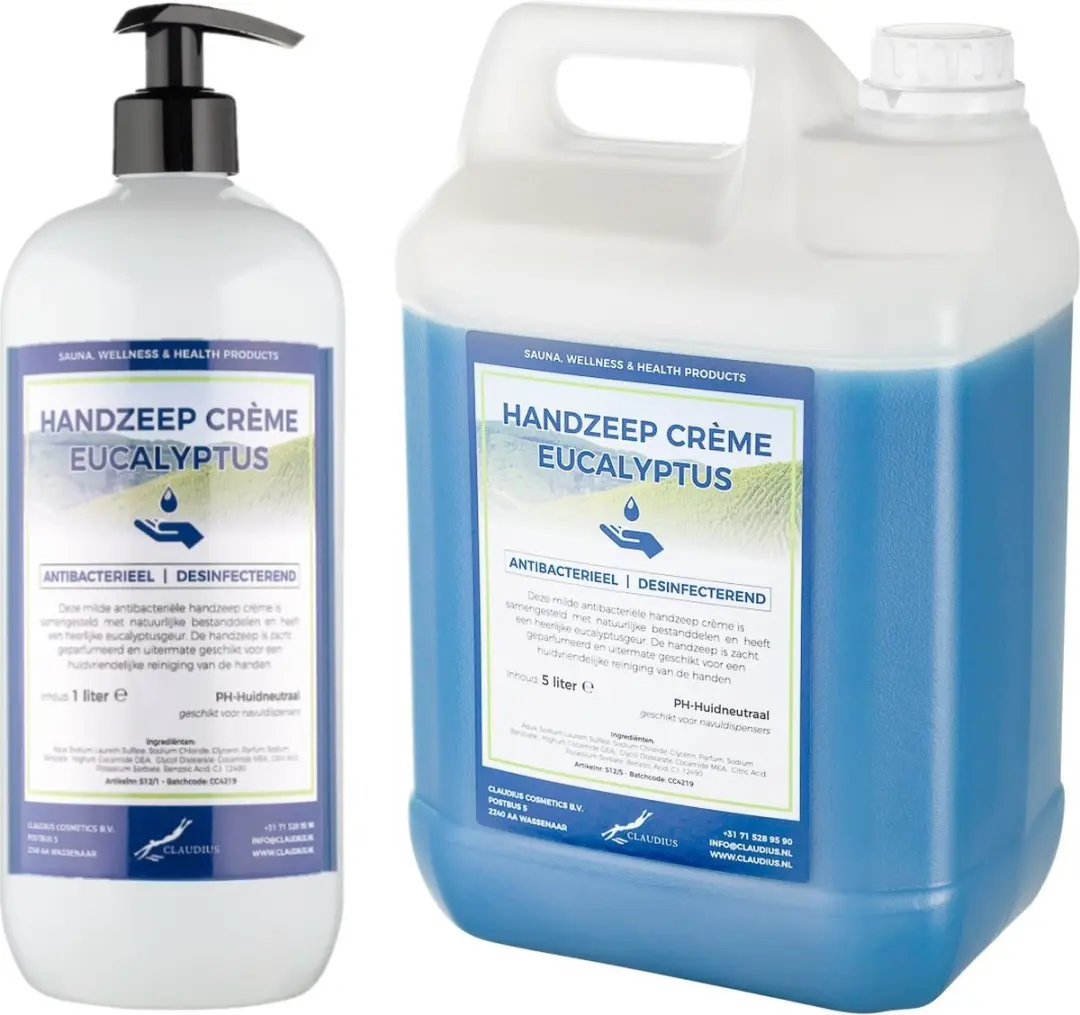Splashbox Cosmetics Handzeep Crème Eucalyptus 6L