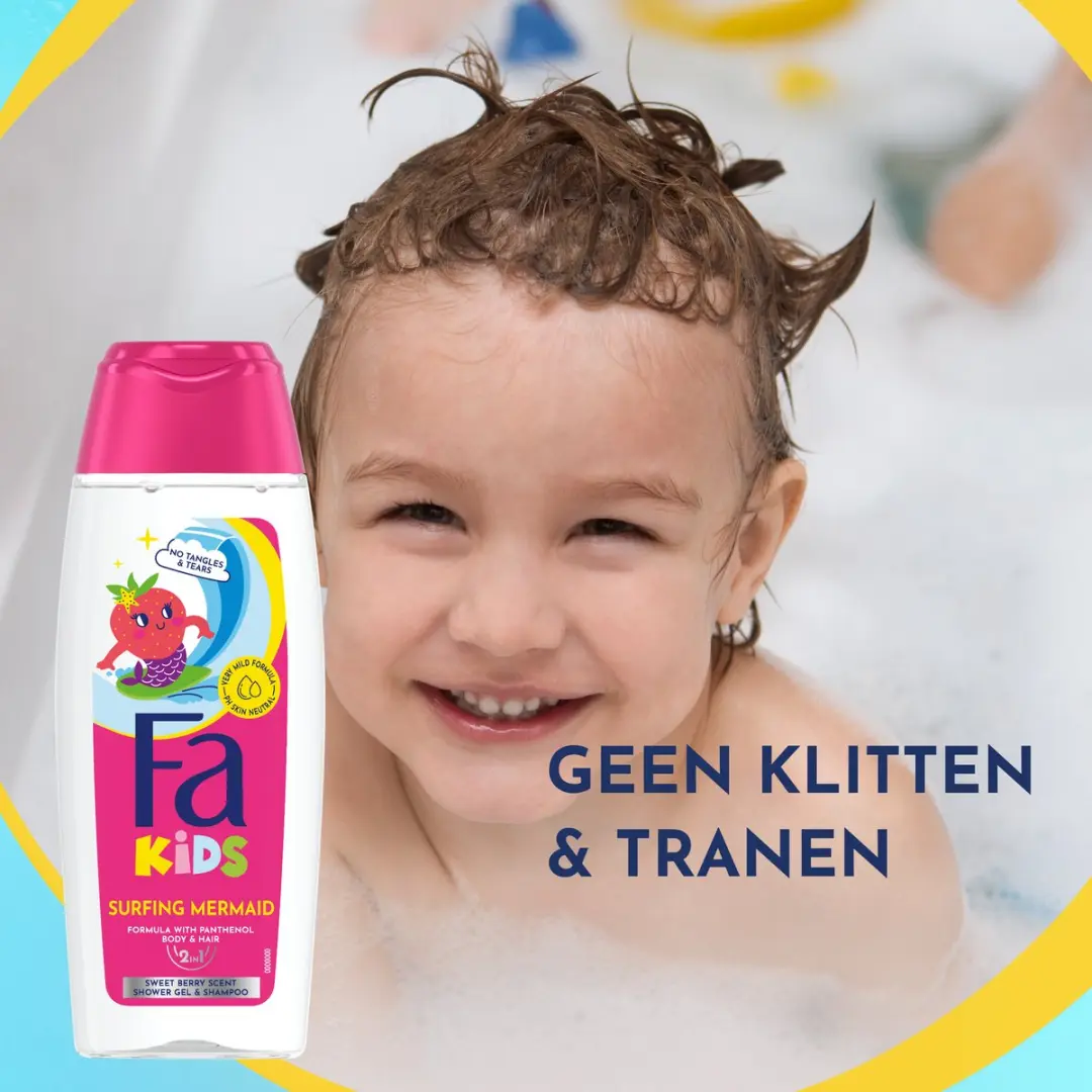 Fa Kids Surfing Mermaid Douchegel 12x250ml