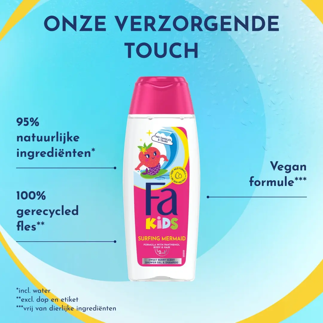 Fa Kids Surfing Mermaid Douchegel 12x250ml