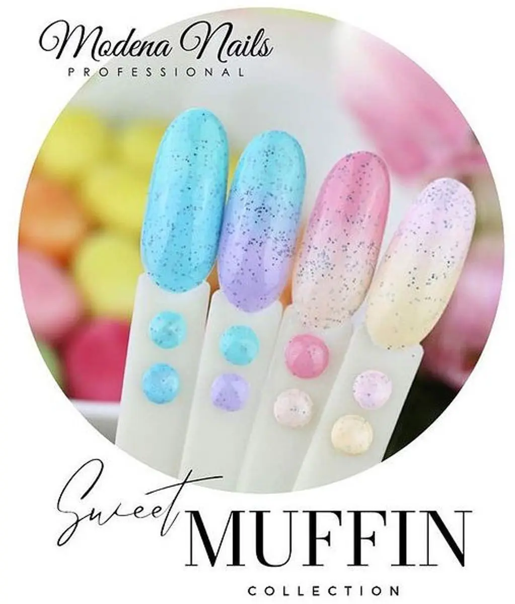 Modena Nails UV/LED Gellak Sweet Muffin #08 - Blauw 7.3ml