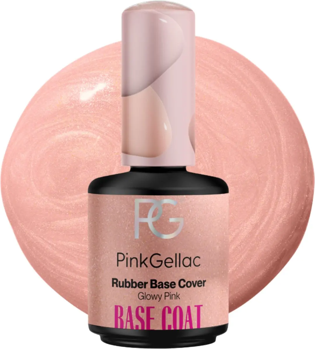 Pink Gellac Base Coat Glowy Pink
