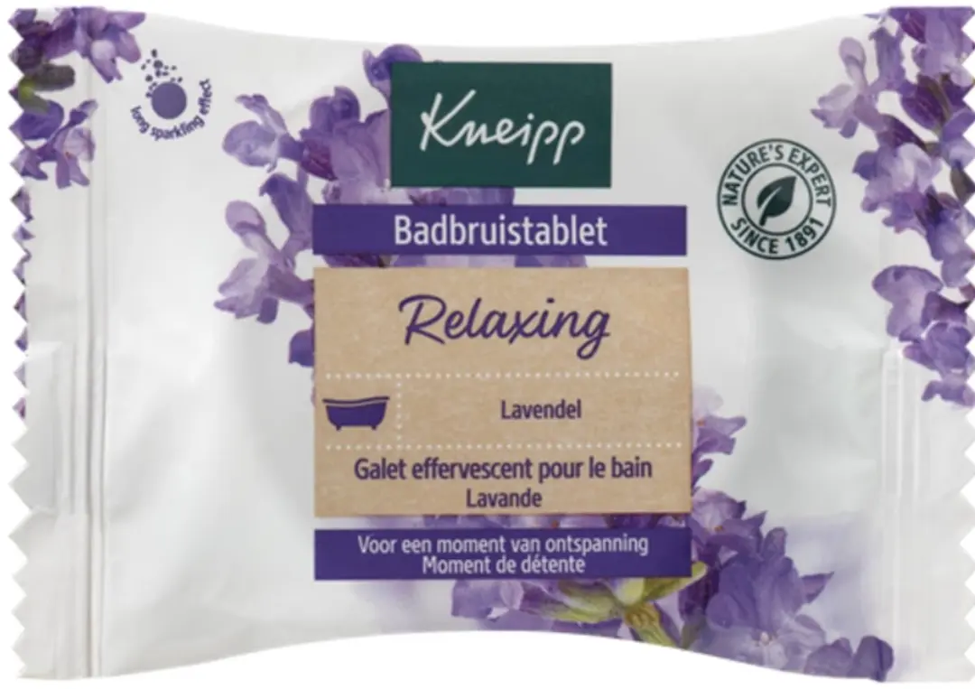 Kneipp Badbruistabletten - 240g (3x80g) - Lindebloesem/Eucalyptus/Lavendel/Sparkeling/Sinasappel-Lindebloesem