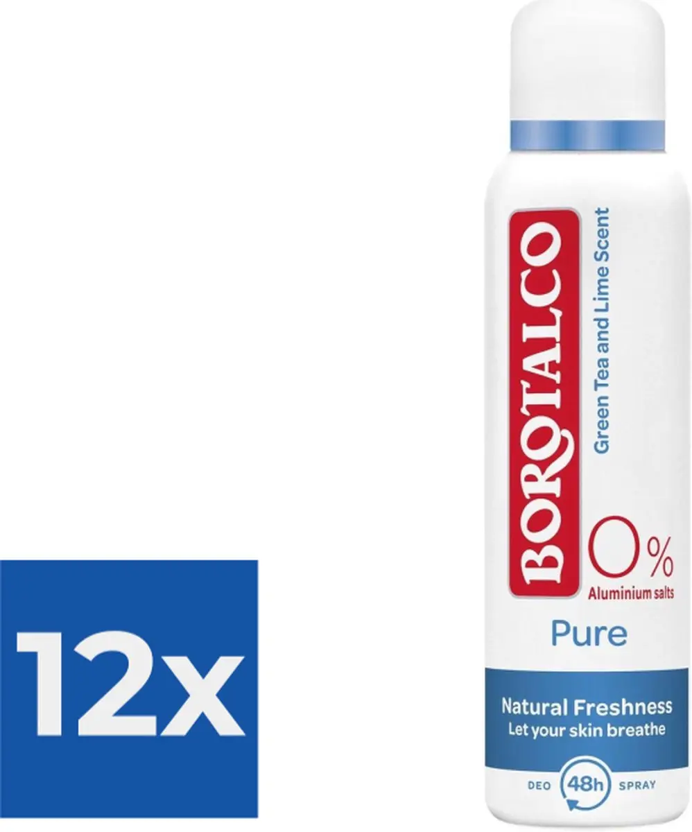 Borotalco Deospray Pure Natural Freshness 150ml