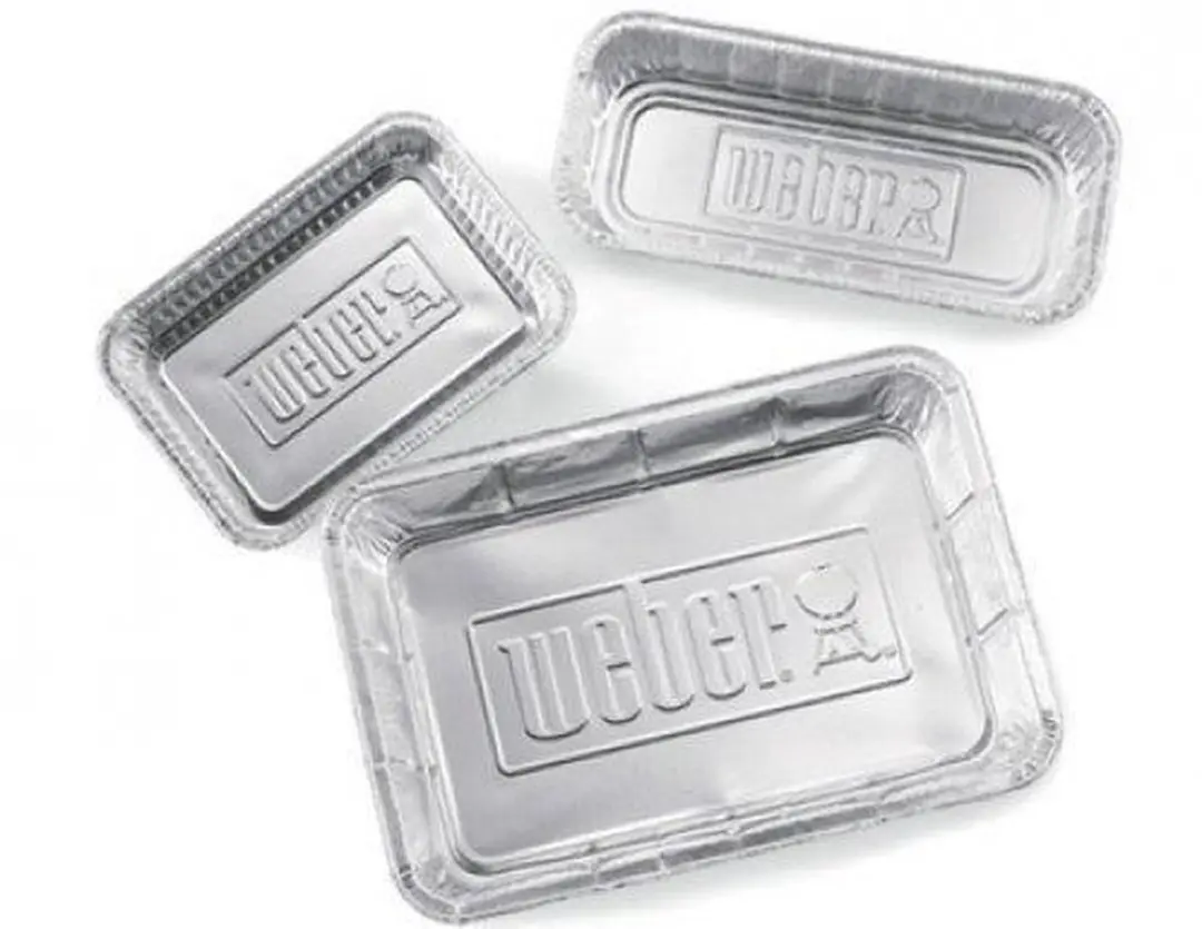 Weber Aluminium Lekbakjes XL - 5 Stuks