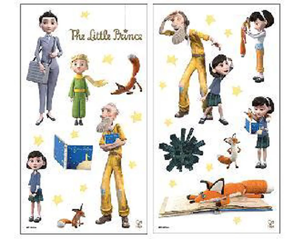 Hape De Kleine Prins Muurstickers - 30 Stuks