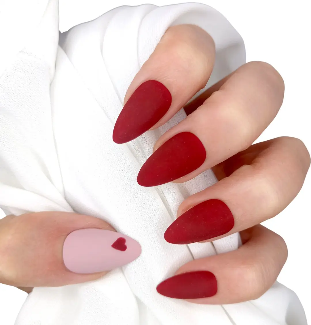 SD Press on Nails Heartbeat Nagelset